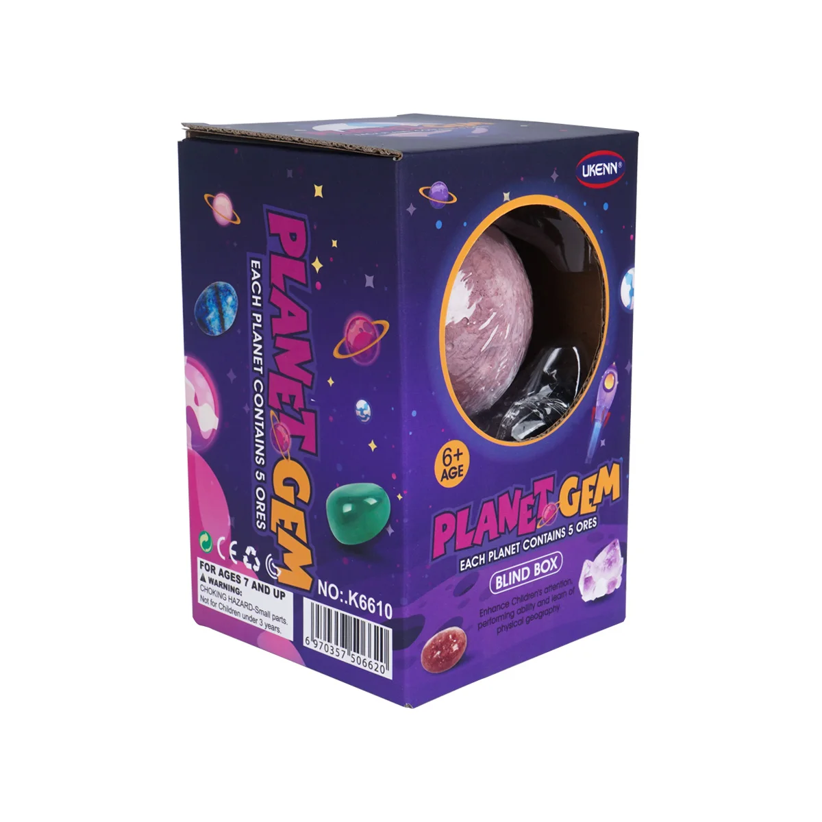 Funny Stem Educational Space Toys Planet Collection Kit Science Solar System Exploring Gems Archaeology Excavation Toys For Kids