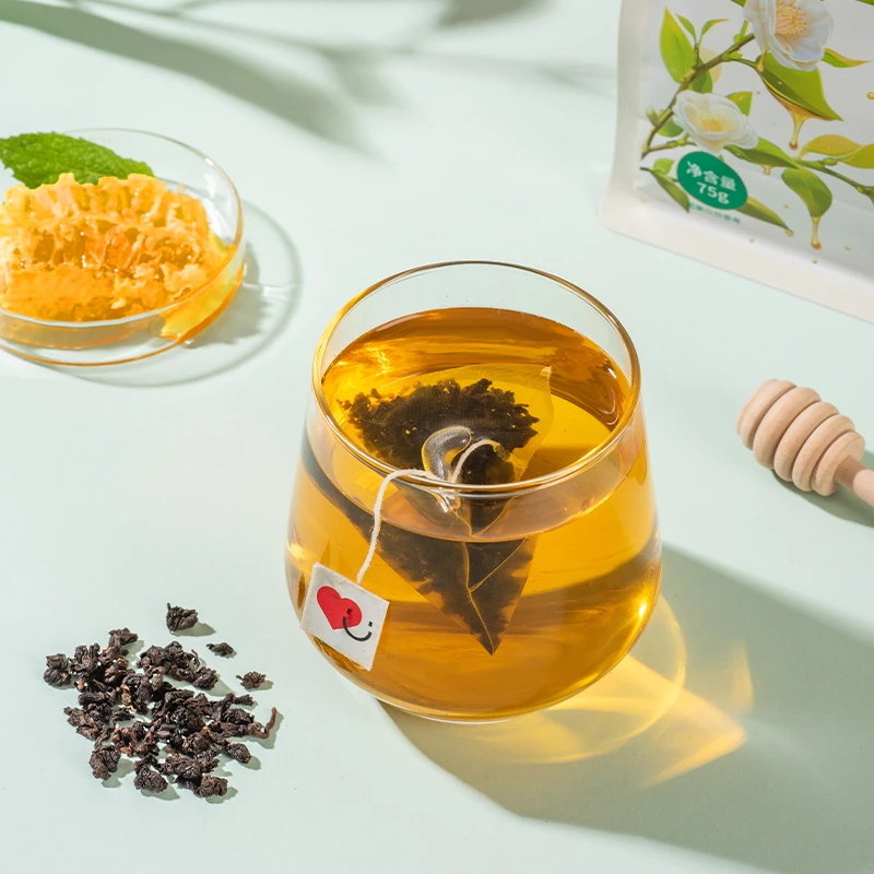 China scented tea factory OEM Pyramid of the global contract processing of flavored tea slimming tea