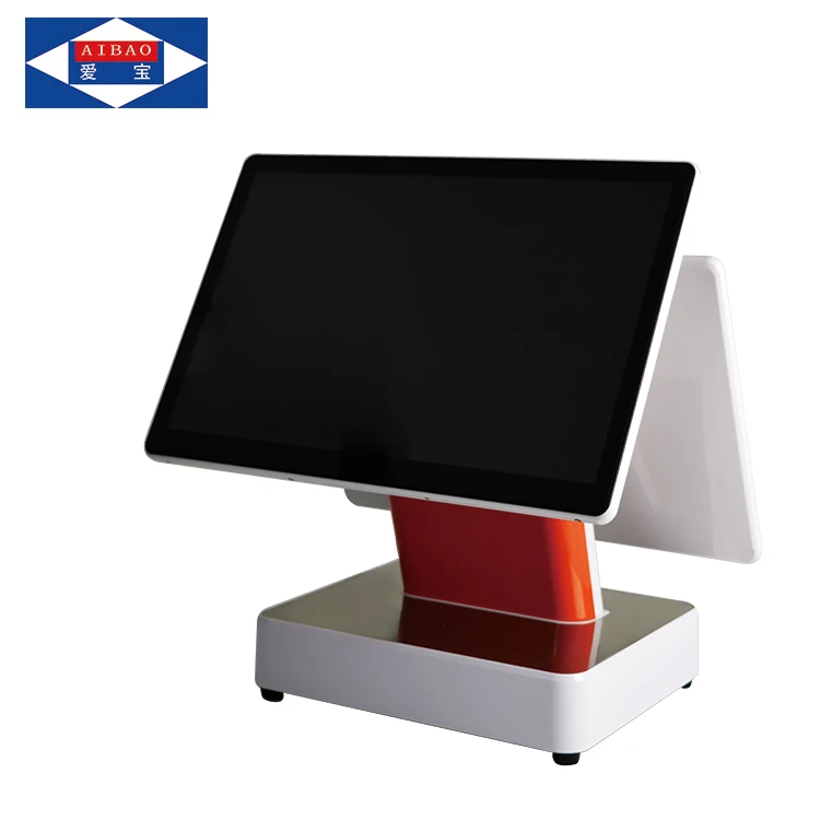 RAM 4GB SSD 64 GB J1900 procesoor dural 15 Inch capacitive touch screen pos system