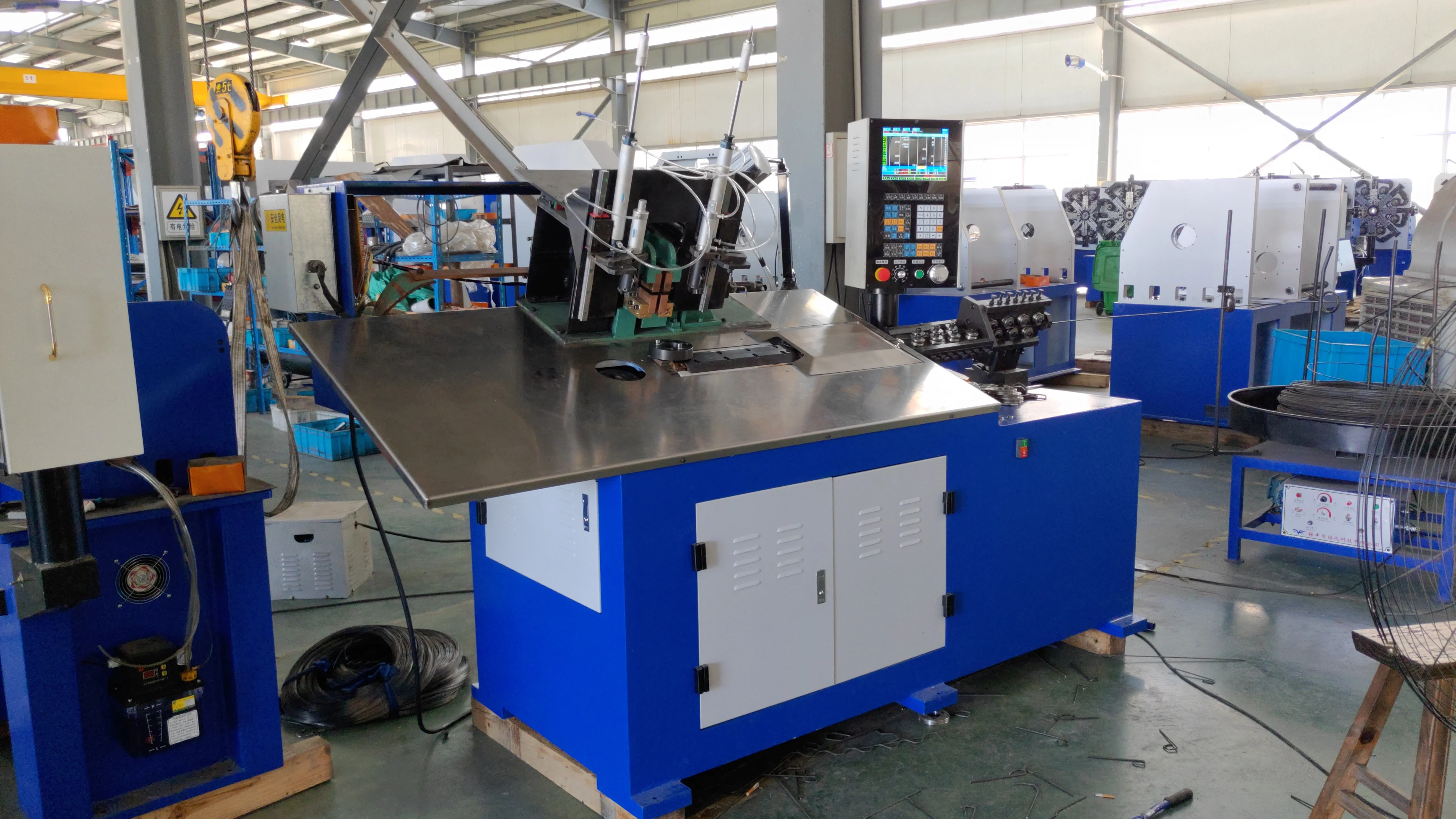 YF brand CNC-8480 Barbecue Bending Machine CNC 2D Wire Bending Machine
