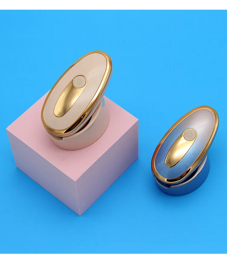 Массажер с подогревом Очищающая щетка для лица и звуковые вибрации силиконовая более глубокая очистка 2 в 1 перезаряжаемая головка 5 режимов 14*10*8 см