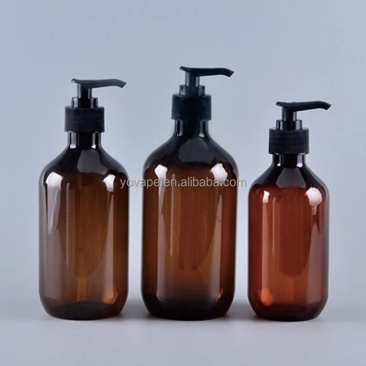 Premium body wash disinfect liquid 300ml 400ml 500ml 10oz 16oz shampoo shower Gel amber hair lotion pump spray plastic bottle