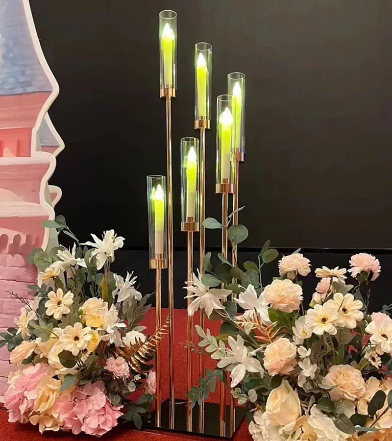 Wholesale Cheap  long plastic AA Battery Power Operated Electronic Candles Stick Flameless & Led Candles for Wedding Decoration