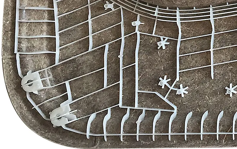 Hemp Fiber Reinforced Polypropylene Composites(NFPP) Supplier for Car door panel automotive interior parts