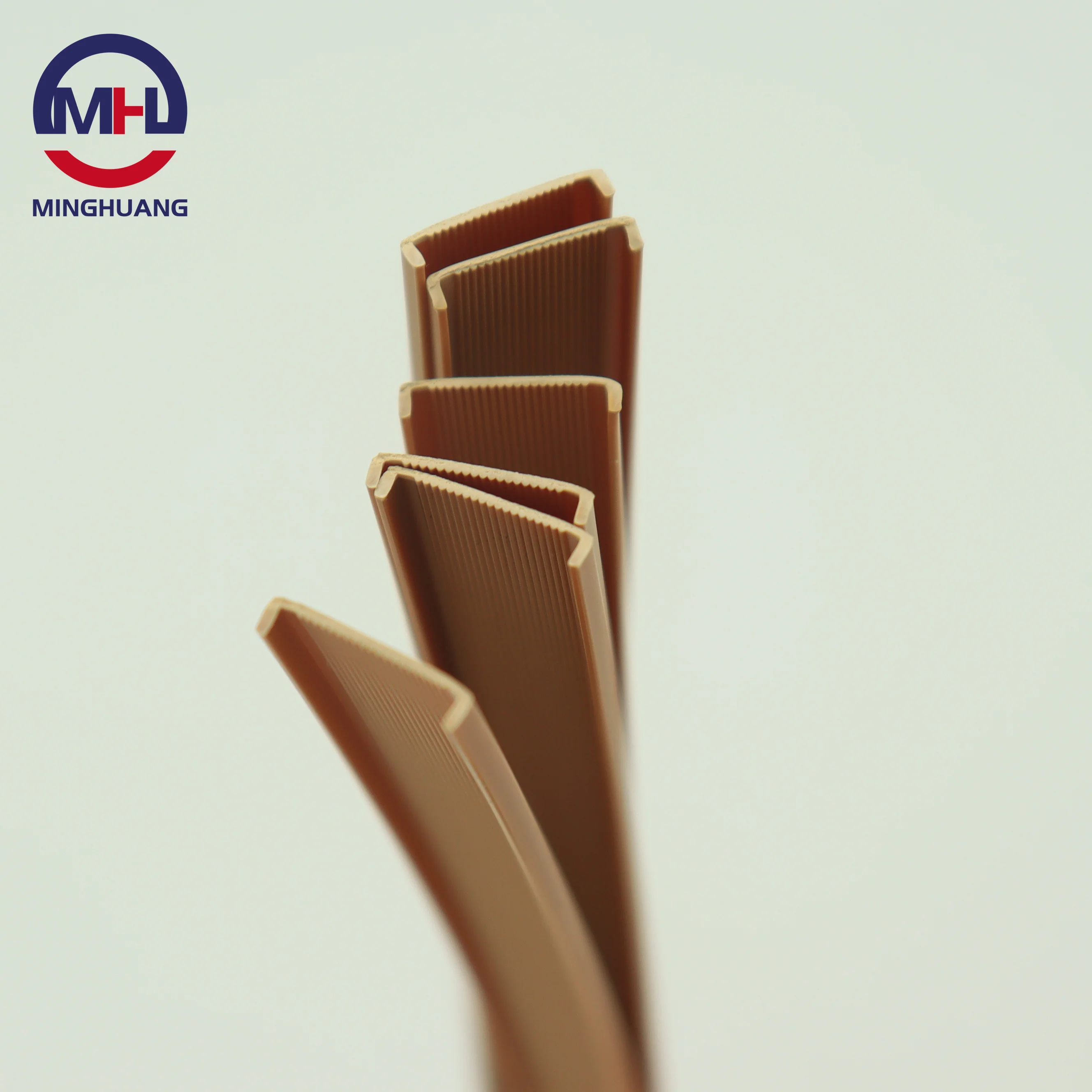 MH Furniture Accessories Wooden Color Pvc Profile U Shape Edge Banding Edge Trim U Molding Edge Banding