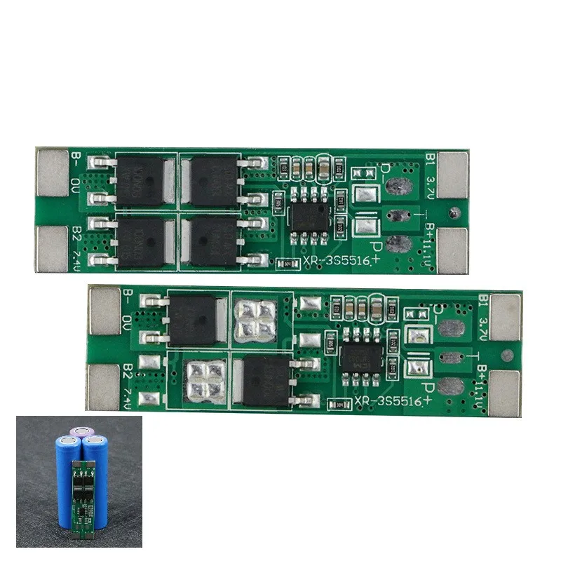 BMS 3S 11.1v 7A 12A lifepo4 bms Printed circuit Board with balance for lithium battery pack