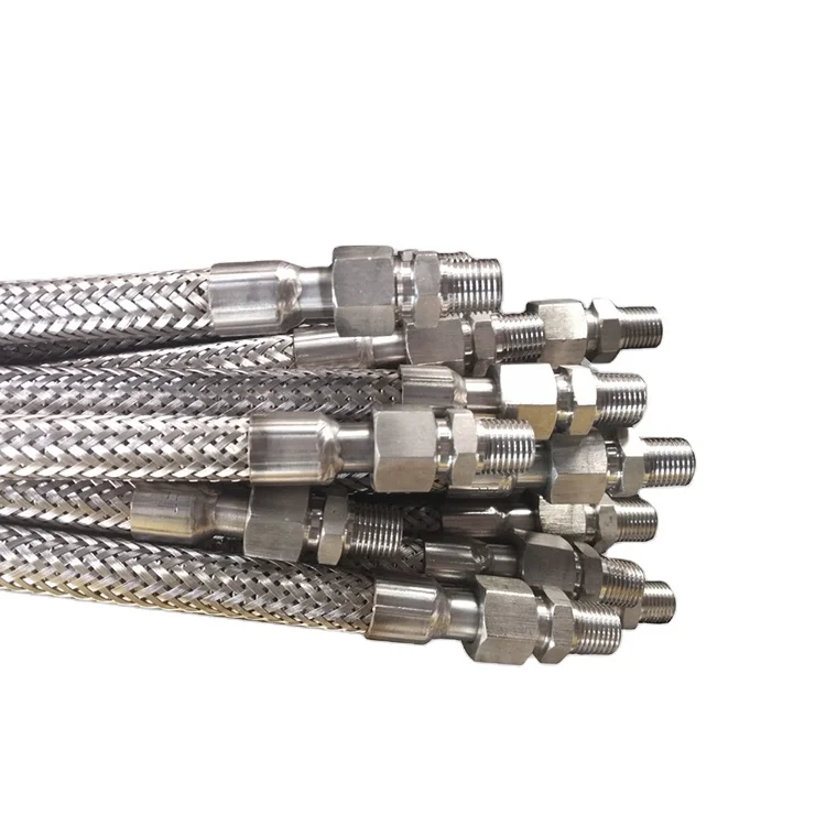 flexible braided metal hose corrugated water hose SS gas hose