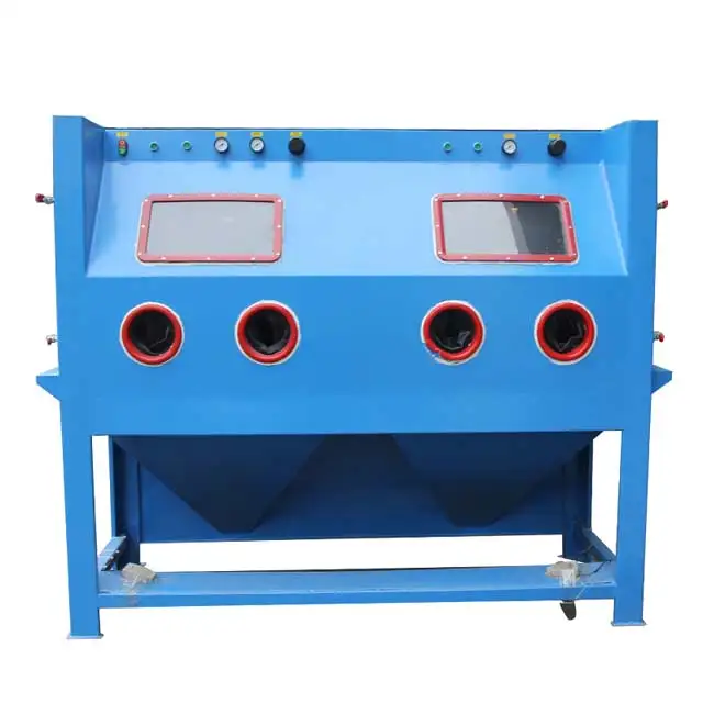 Manual dustless sandblaster wet sandblasting machine