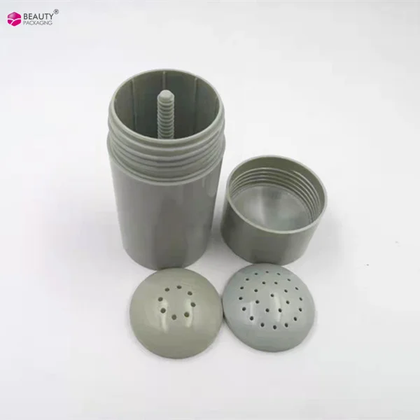 50g 1.76oz 60g 2.12oz ABS AS Top Filling White Twist Up Gel Cream Deodorant Stick Tube Body Deodorant Container with Sifter Lids