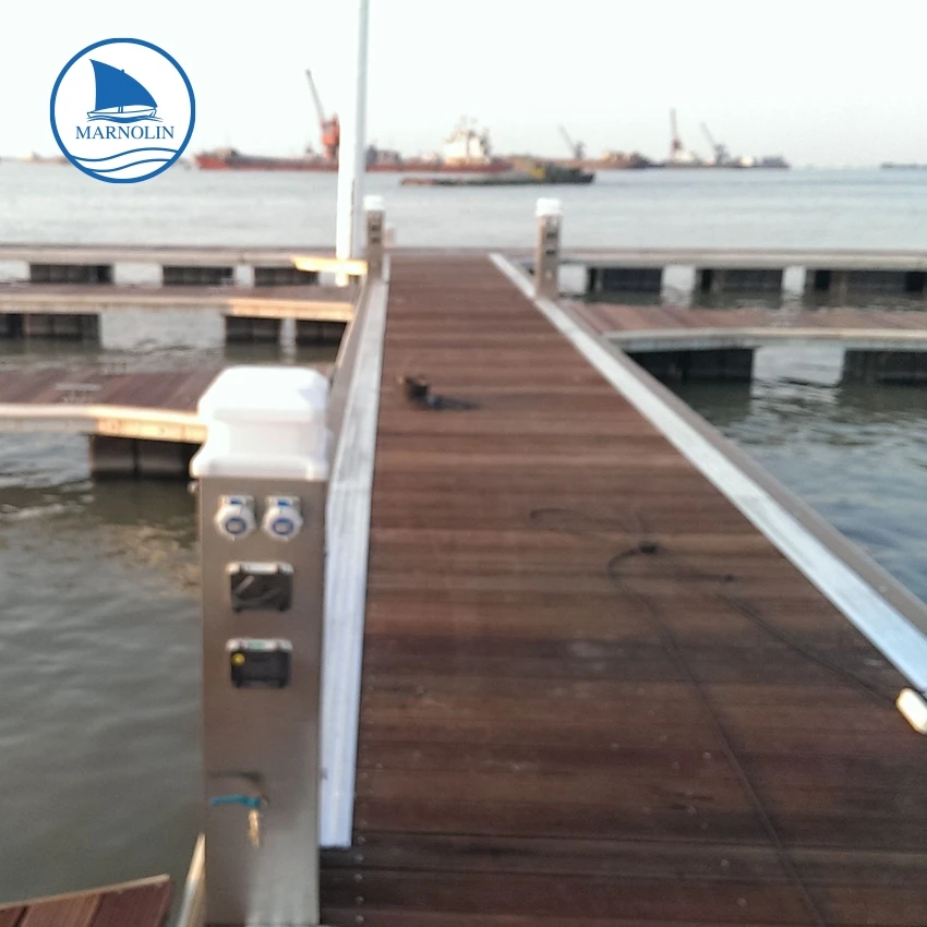 Pontoon floats aluminum aquaculture boat lift dock floating floating dock prices