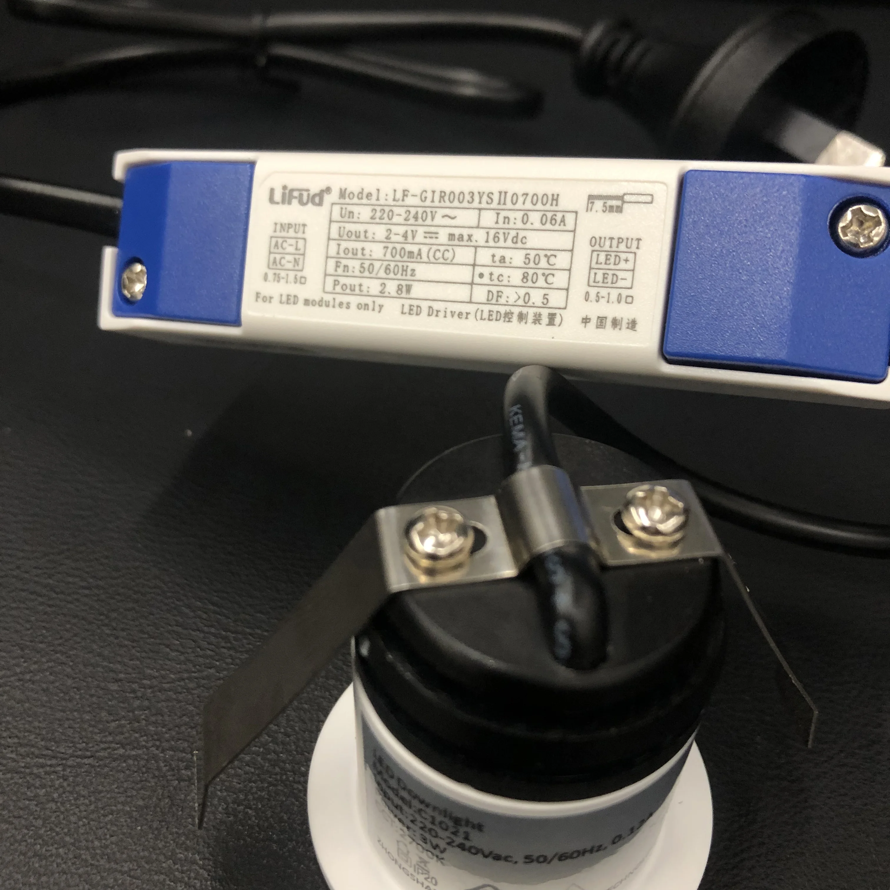 3W SAA CE LED Downlight with Lifud Driver Plug Available 220V-240V Mini Spotlight for New Zealand High Brightness Ra90