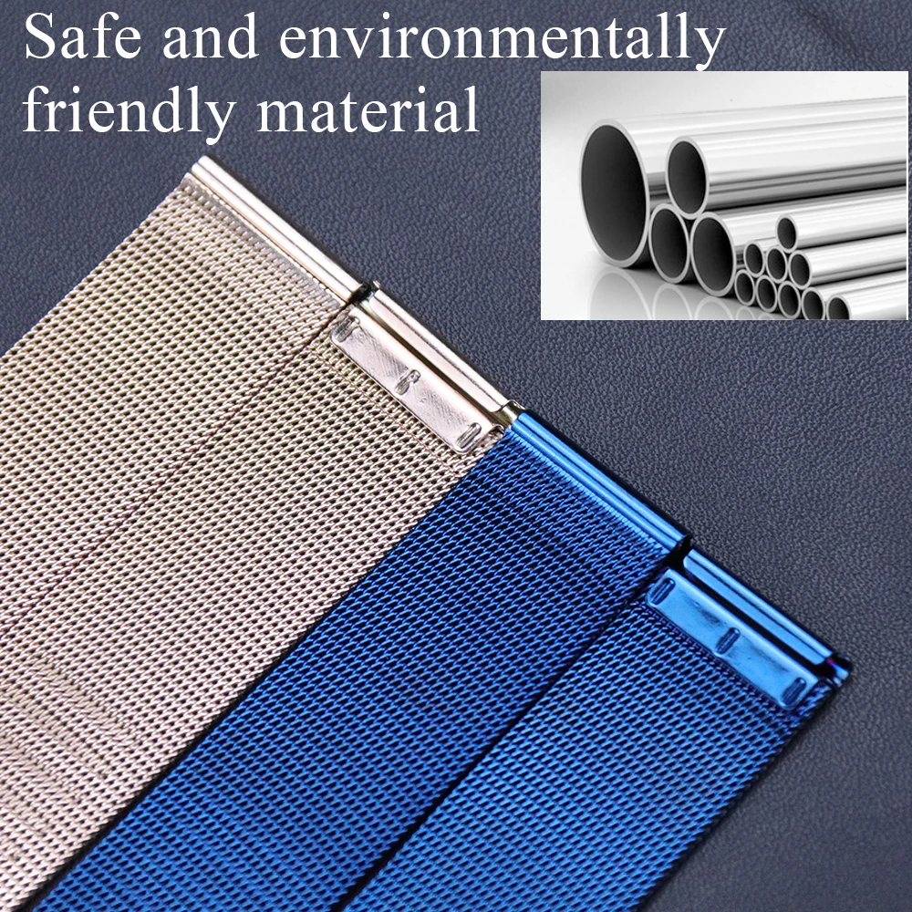 Watch Strap Band 8mm 10mm 12mm 14mm 16mm 18mm 20mm 22mm 24mm Rose Gold 304 Stainless Steel Mesh Milanese Loop Replacement