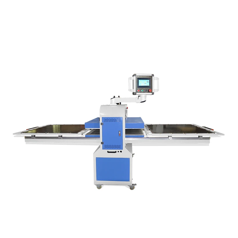 80*100CM Gantry Type Hydraulic Double Station Creasing Machine Up And Down Heating For Hot-drilled, Pleated With Pleated Skirts,