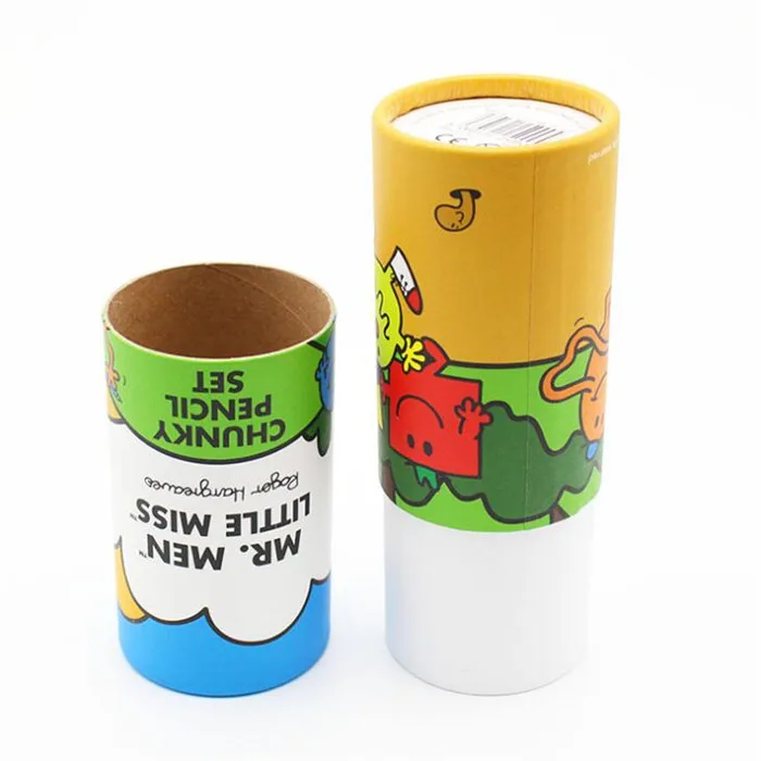 Biodegradable Kraft Paper Tubes Deodorant Containers Embossing Logo Coffee Packaging For Tea / Dried Food