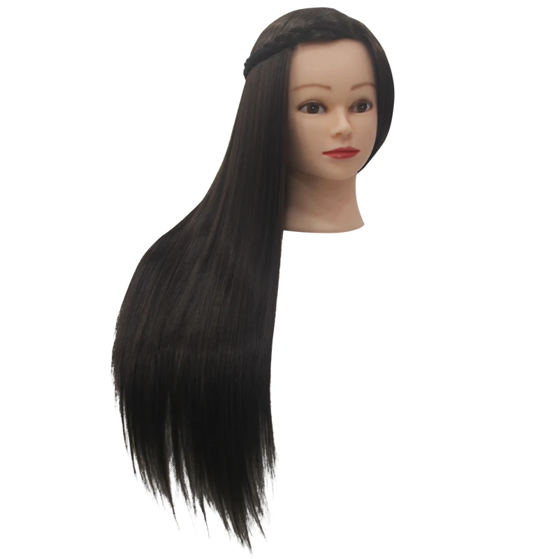 
Best selling natural style long hair training mannequin head in the Middle East 