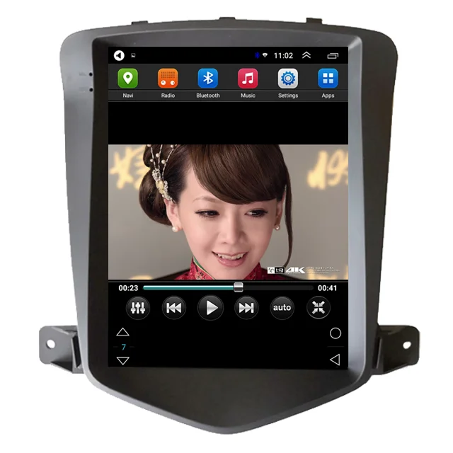 9.7inch Car Radio Android 9.1 for Chevrolet Cruze 2006-2014 Multimedia Player GPS Navigation Vertical