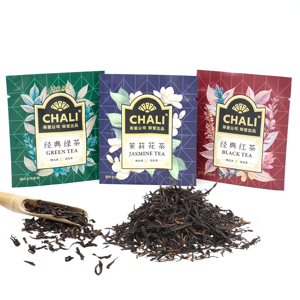 Zhongbao China Factory Wholesale Price Fast Shipping Plastic Packaging Lemon Tea Herbal Green Bag Sachets Pouch