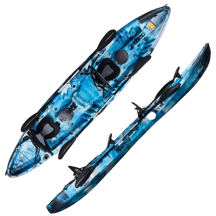 Family 3 person  fishing and recreation kayak wholesale