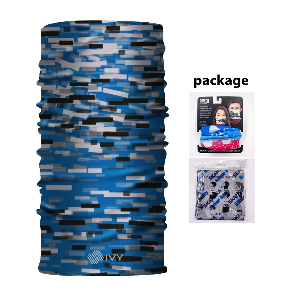 Custom your own logo wholesale paisley kids magic bandana neck gaiter warmer tube multifunctional headwear fleece printing