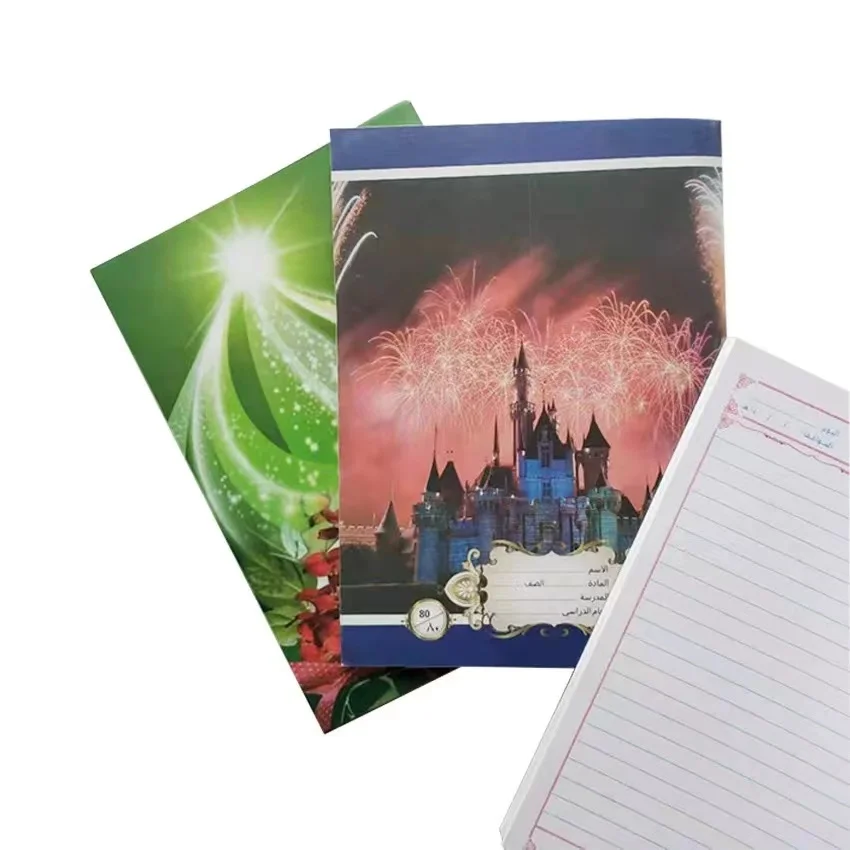 pp cover cheap exercise book french lines notebooks 100pages 300pages with different style school exercise book