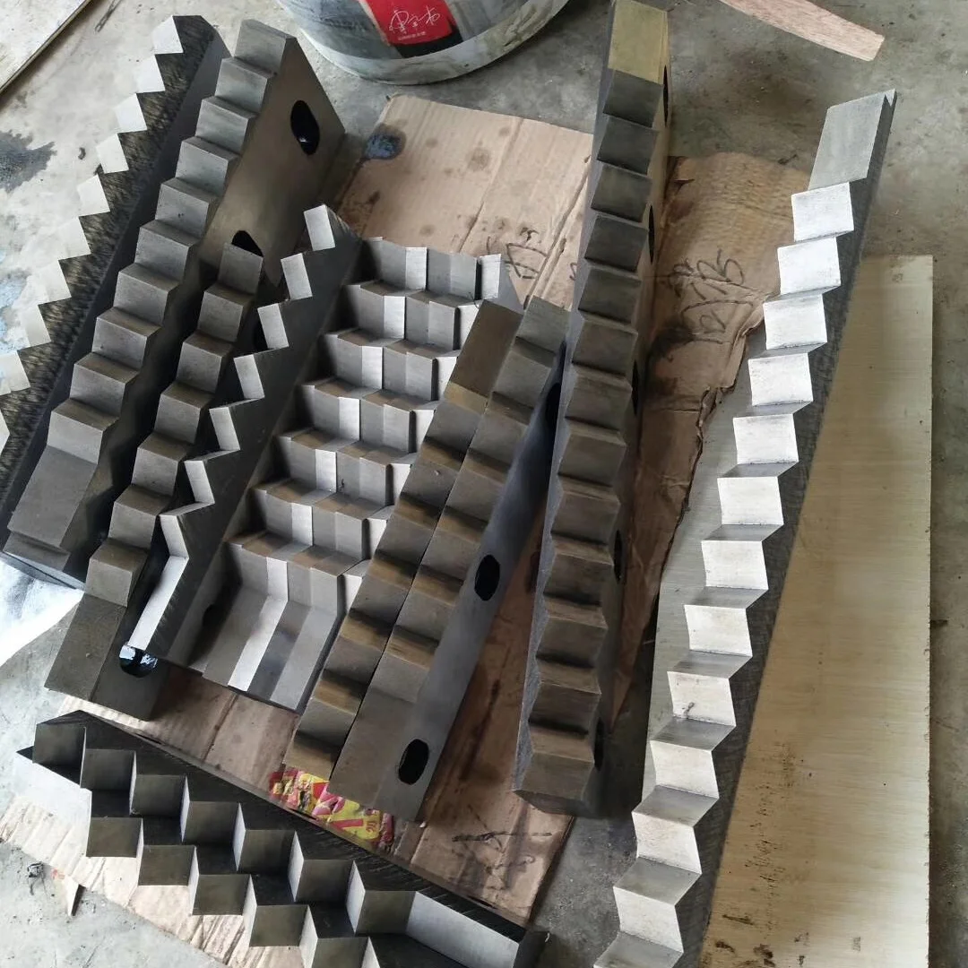 Plastic Rubber Crusher Machine Blades