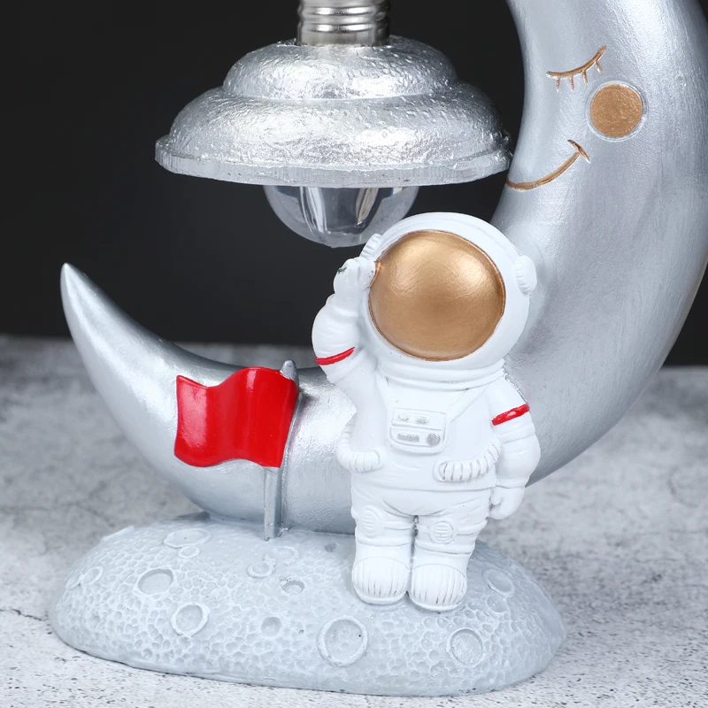  Лидер продаж маленький светодиодный ночник из смолы персонажи астронавта декоративные светильники для дома креативные подарки