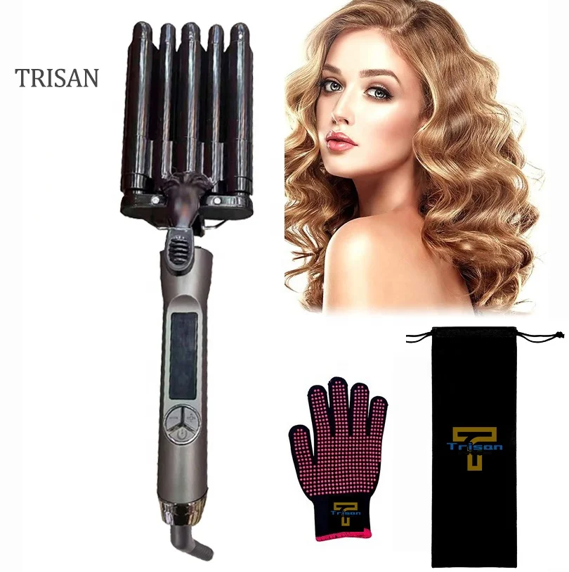 5 Barrels Hair curler Wand hair Curling iron fast Curl Waver Crimp Iron Crimper hair beauty styling tools