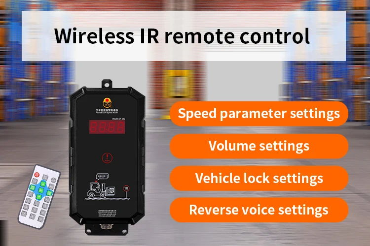 Forklift safety overspeed alarm warning speed governor adjustment forklift truck speed limiter