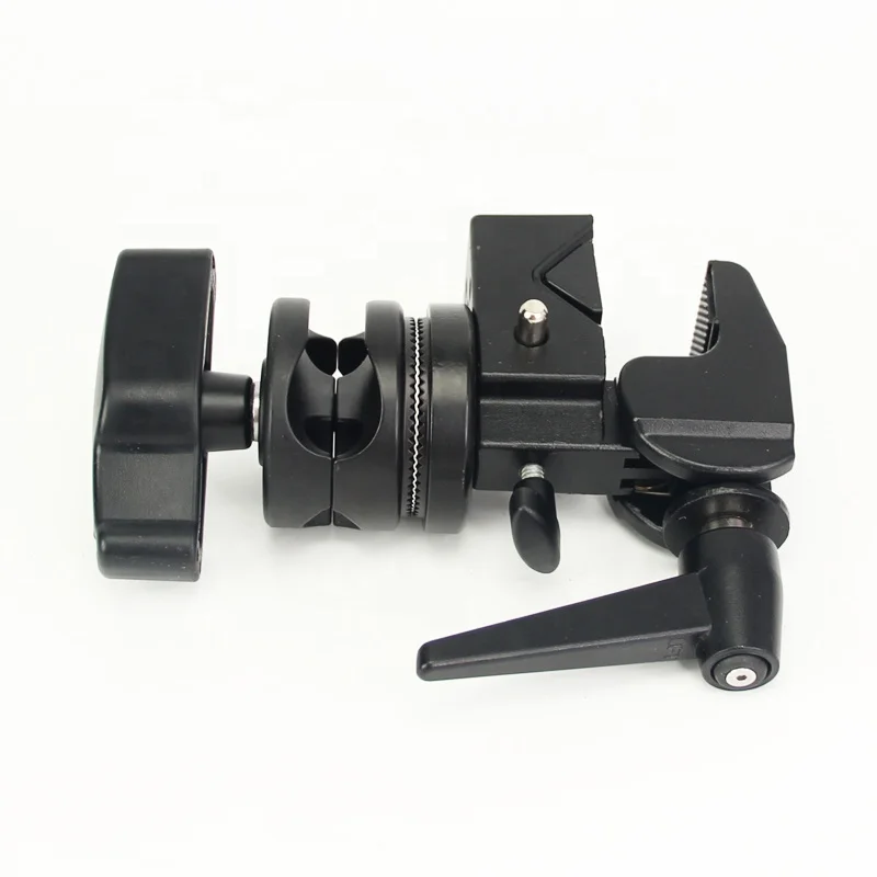 Photography Studio Grip Gobo Head with Super Clamp for Light Modifiers Flag Scrim Cutter