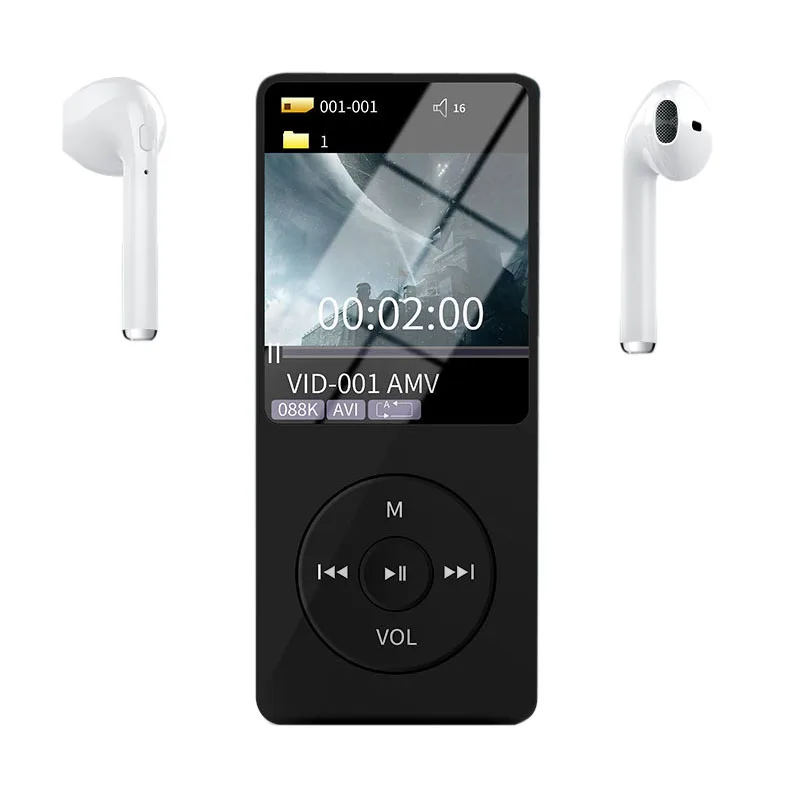 Amazon hot selling wireless display lcd mp4 music player