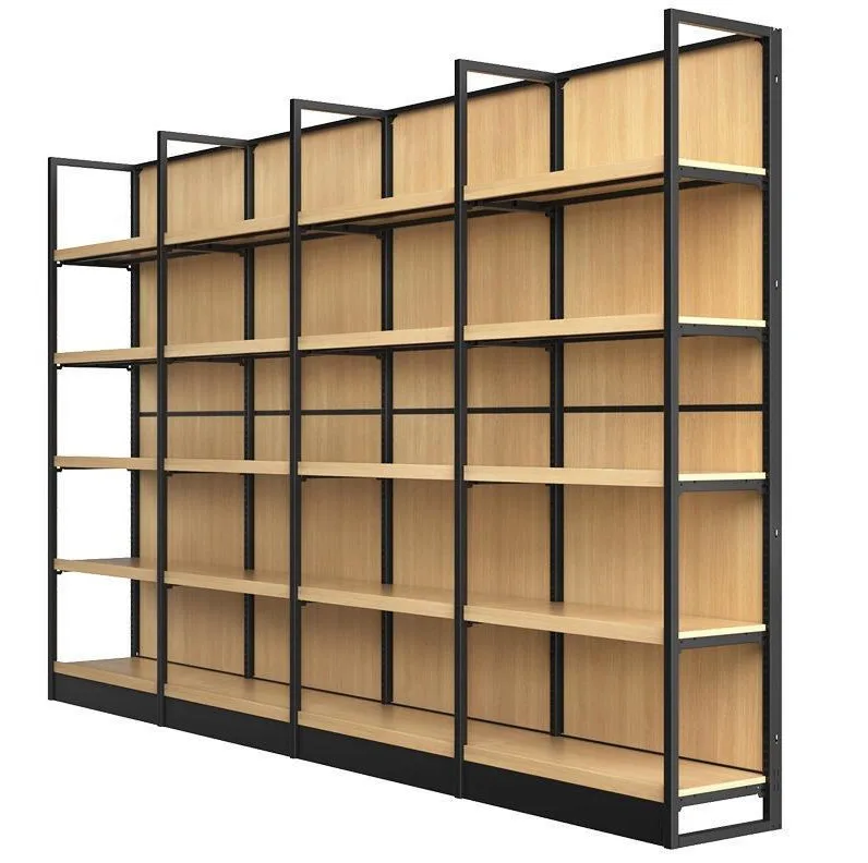 Adjustable Disassembled Mini Supermarket Gondola Shelving Retail Display Rack Shelves For Sale With Free 3D Design