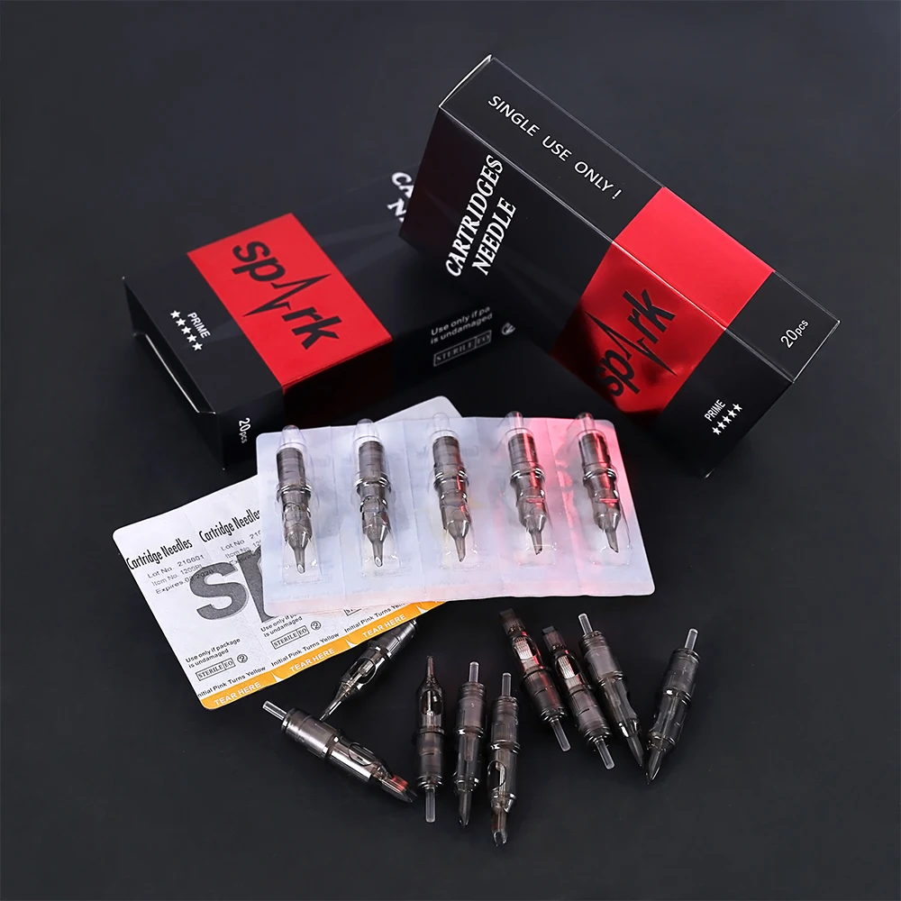 Spark Supplier Customization Wholesale Membrane Disposable Sterile Tattoo Needle Cartridge