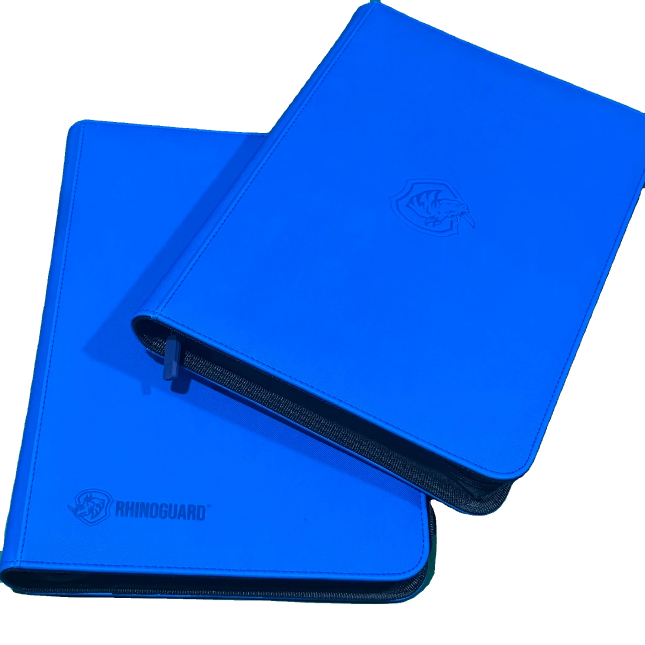 Poke Card Folder Gold Nice OEM Customized Style Packing School Office Logo Printing Custom PU Leather A6 Leather Products Album