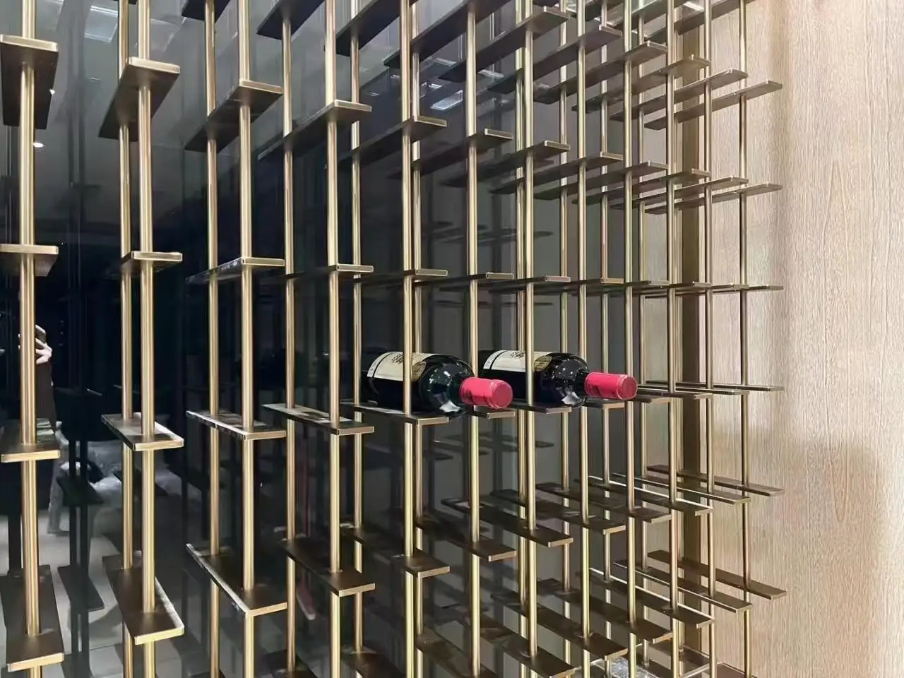 Dual Zone Stainless Steel Commercial Wine Cooler 150 Bottle Capacity Energy Saving & Silent Wine Cellar Drawer Slide Accessory