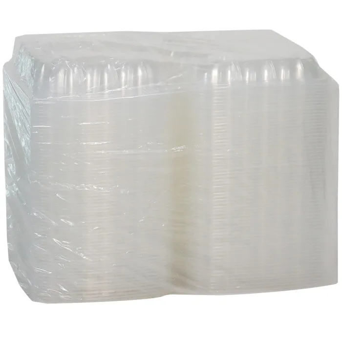 8'  3 Compartment Take Away Food Packaging Lunch Box Mfpp Clamshell Food Container Disposable For Hot Food