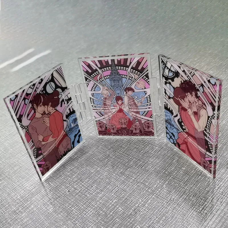 Boce Custom Acrylic Cartoon Anime Standee Fashion UV Printed Metal Alloy and Plastic Stand Premium Anime Figure Display