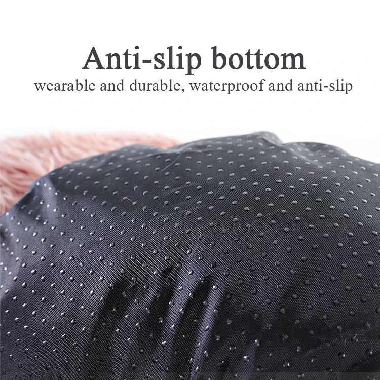 Wholesale High Quality Pet Products Luxury Plush Round Donut Dog Cat Pet Beds