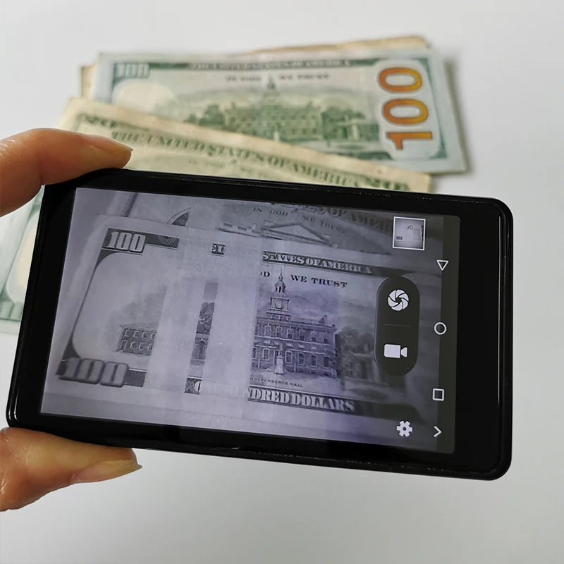 2022 Hot selling IR money detector touch screen fake money detect currency detectors infrared currency detector V300