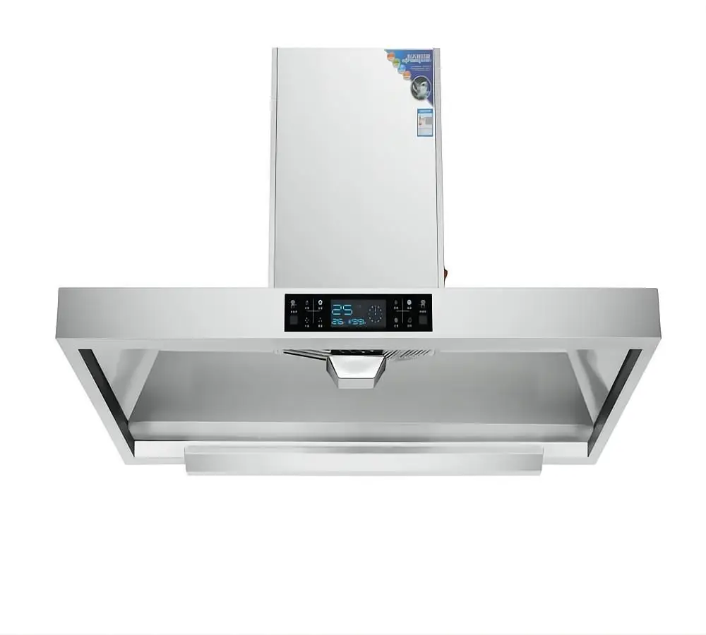 Commercial range hood stainless steel 120 cm hotel bar restaurant exhaust chimney high speed rail cruise ship kitchen range hood