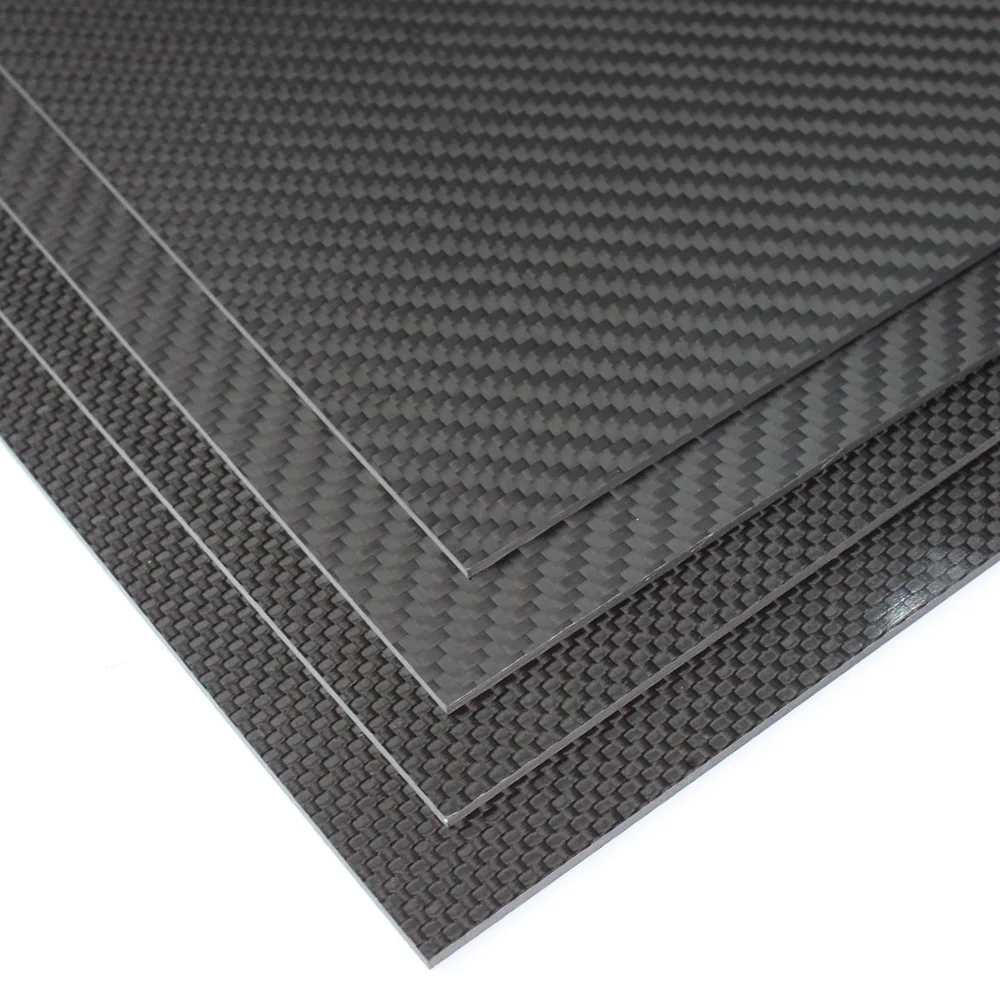 light weight carbon fiber sheet with epoxy resin high quality carbon fiber tube wholesale