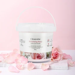 Korean natural pink clay hydrogel jely face mask acne hydrojelly facemask rose soft jelly mask powder