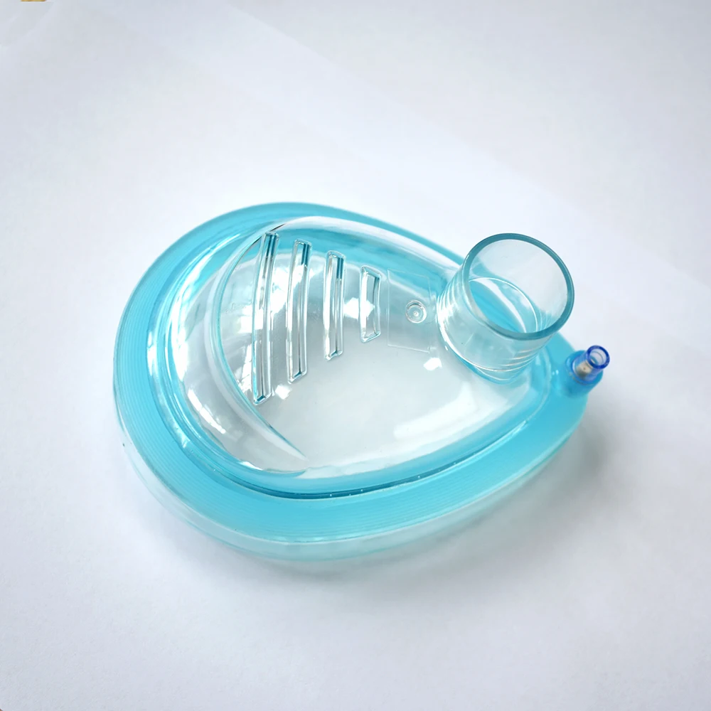 
Chinese Manufacturer New Type PVC Disposable Anesthesia Face Masks 