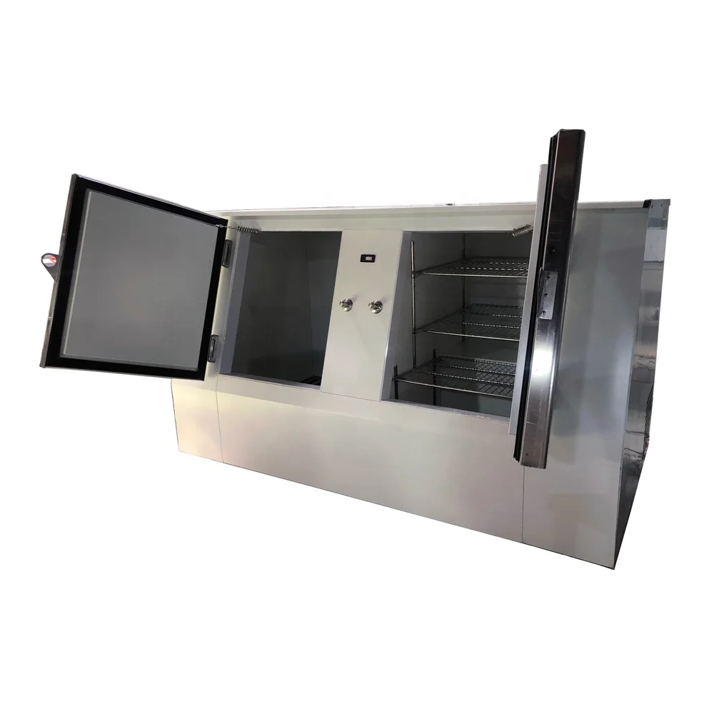 Under Mounted Unit Ice Freezer 400 Liters Restaurant Equipment Outdoor Ice Merchandiser Mobile Ice Bin