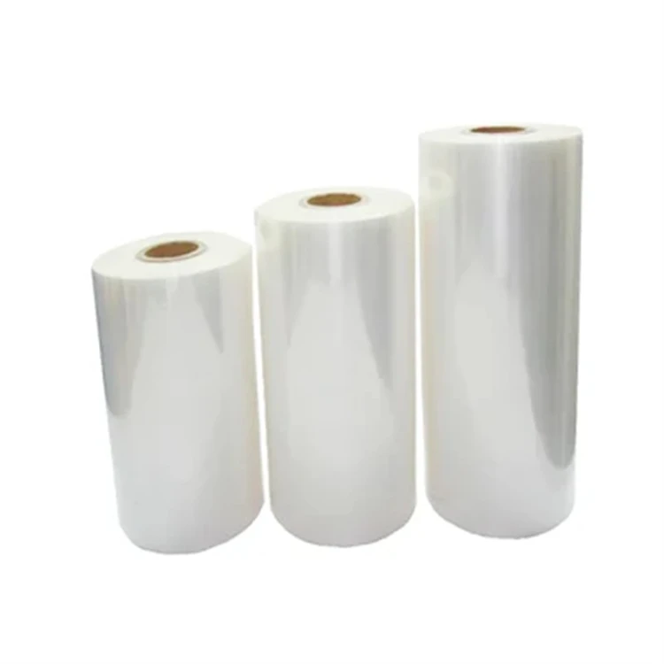 High Quality Customized Soft Packaging Beverage Products POF Heat Free Collation plastic stretch Shrink Film Roll Made China
