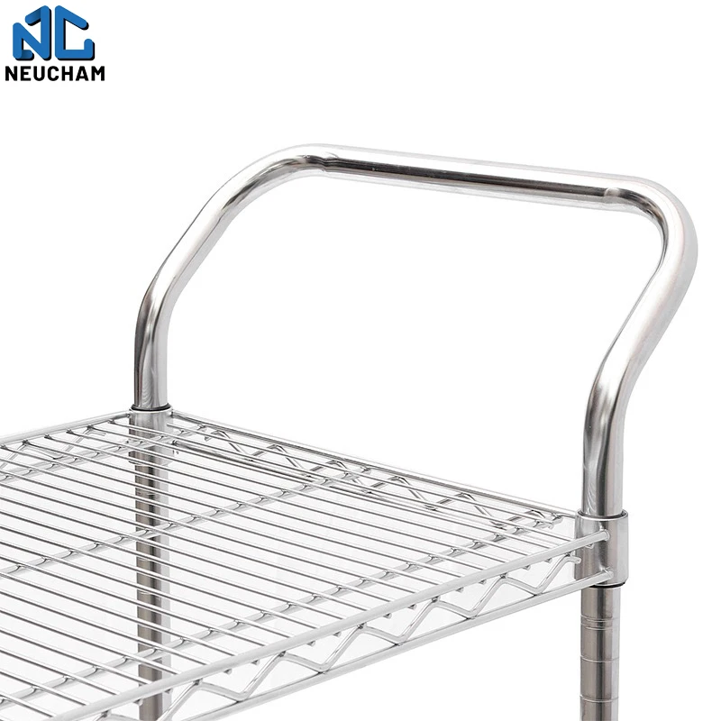 Logistics warehouse distribution picking turnover two level trolley carbon steel material trolley manufacturers wholesale