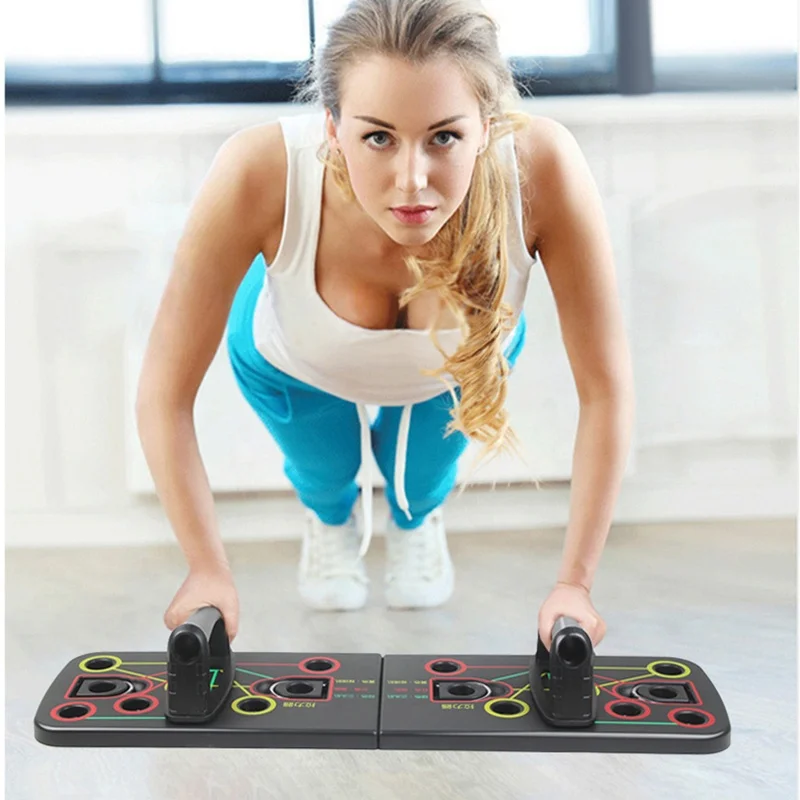  Тренажерный Зал Push Up стеллаж многофункциональная доска 9 в 1 бодибилдинг система фитнеса Комплексная