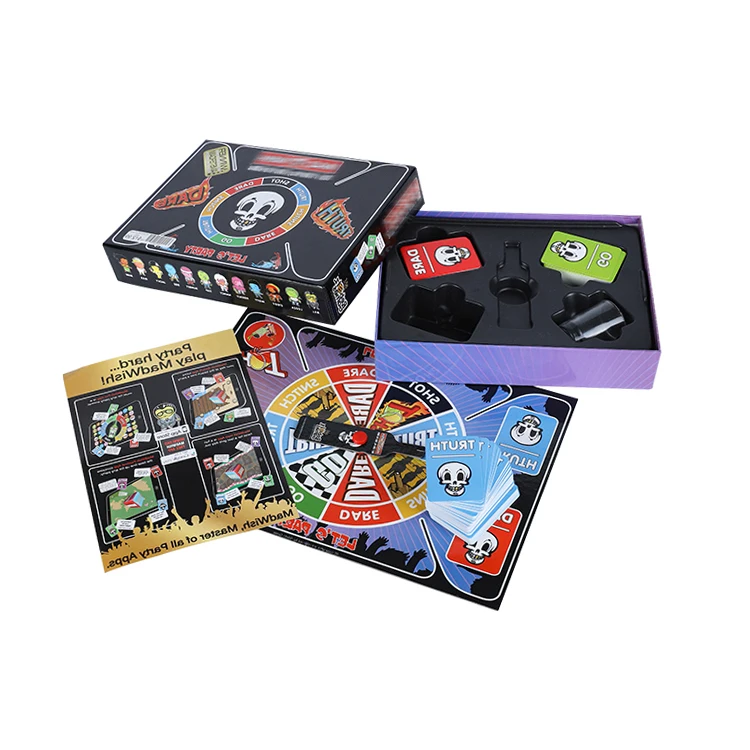 Full Customization Dice Desk Gaming Printing Cards games juegos de mesa Cashflow Play Fun Board Game With Pawns