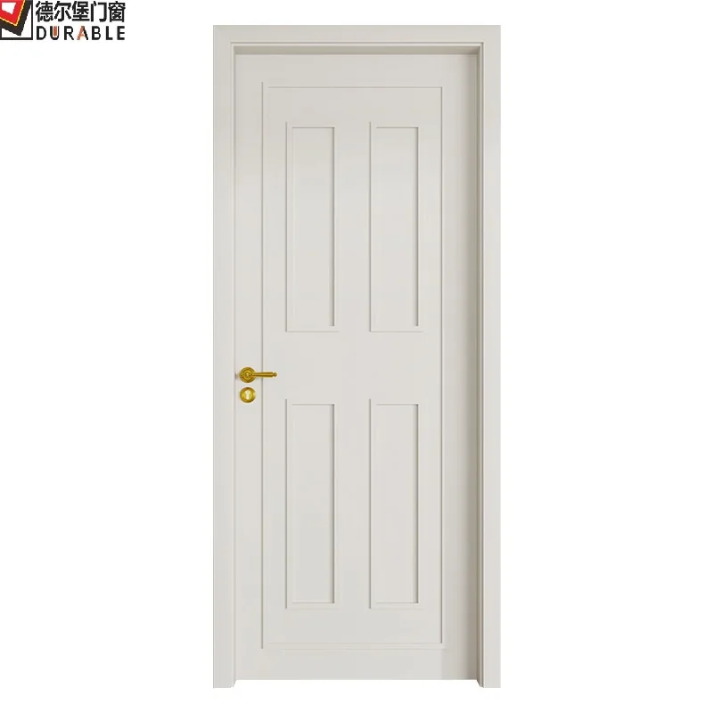Waterproof and no termites PVC wood hollow panel wpc door interior wpc doors for houses full wpc door