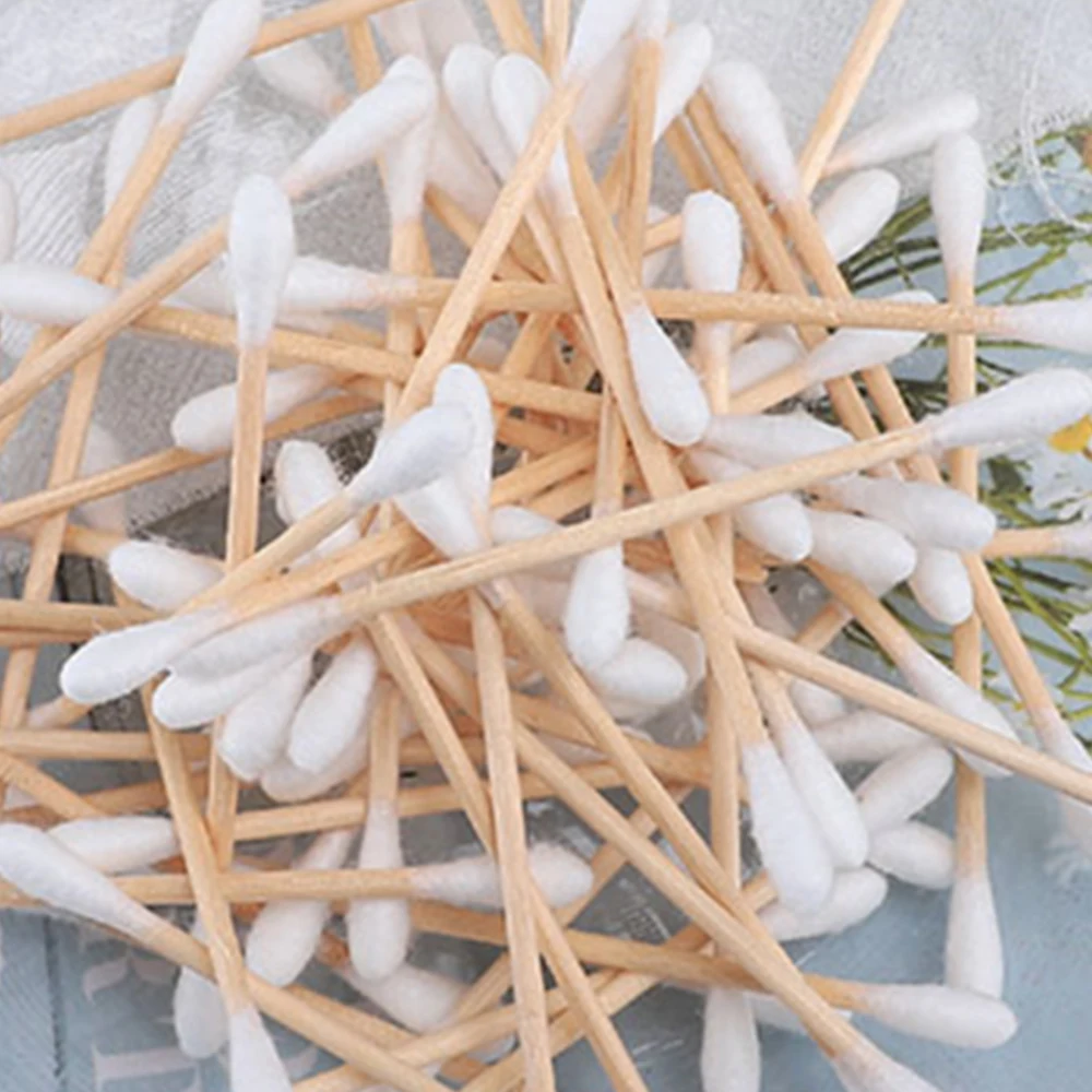 Versatile Bulk Wooden Stick Cotton Swabs Custom Weight Swabs Perfect for Various Applications