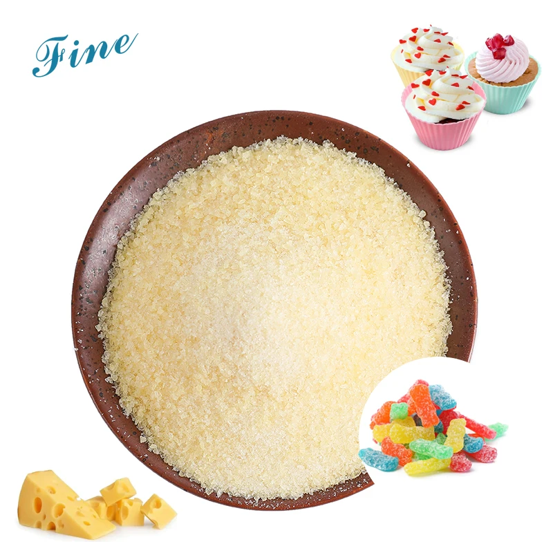 Hot Sale Good Quality Edible Gelatin Raw Material Food Additive For Sale